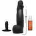 Черный фаллоимитатор с имитацией эякуляции Wet Works 10 Dual Density ULTRASKYN Squirting Cumplay Cock - 26,7 см черный 