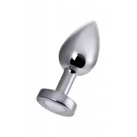 Серебристая анальная втулка со светодиодами - 8,8 см серебристый 