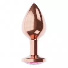 Пробка цвета розового золота с лиловым кристаллом Diamond Quartz Shine S - 7,2 см лиловый 