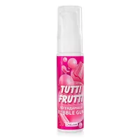 Интимный гель на водной основе Tutti-Frutti Bubble Gum - 30 гр  