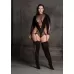 Оригинальный боди-комбинезон Kalyke XXIII Bodystocking with Turtleneck черный XL-XXL-XXXL