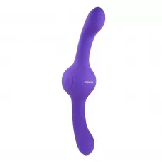 Фиолетовый двусторонний вибромассажер Our Gyro Vibe - 29,5 см фиолетовый 