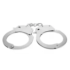 Металлические наручники Luv Punish Cuffs серебристый 