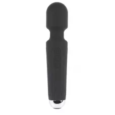Черный жезловый вибратор Wacko Touch Massager - 20,3 см черный 