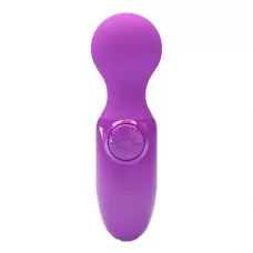 Фиолетовый мини-вибратор с шаровидной головкой Mini Stick фиолетовый 