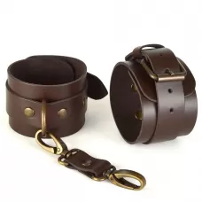 Коричневые наручники IDEAL коричневый 