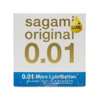 Увлажнённый презерватив Sagami Original 0.01 Extra Lub - 1 шт  