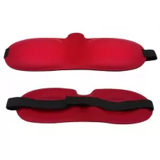 Красная глухая маска на резинке красный 