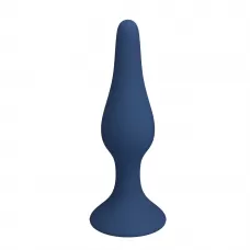 Синяя анальная пробка Slim Anal Plug XL - 15,4 см синий 