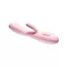 Нежно-розовый вибратор Kiara с клиторальным отростком - 18,3 см нежно-розовый 