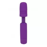 Фиолетовый мини-вибратор POWER TIP JR MASSAGE WAND фиолетовый 