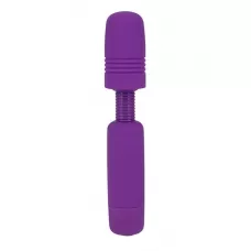 Фиолетовый мини-вибратор POWER TIP JR MASSAGE WAND фиолетовый 