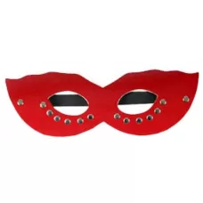 Красная маска CLASSIC с заклёпками красный 