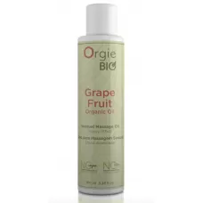 Органическое масло для массажа ORGIE Bio Grapefruit с ароматом грейпфрута - 100 мл  