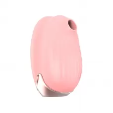 Розовый вибростимулятор с вакуумной стимуляцией Cherubic розовый 