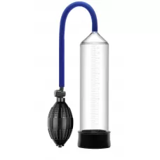 Прозрачная вакуумная помпа Erozon Penis Pump с грушей прозрачный 