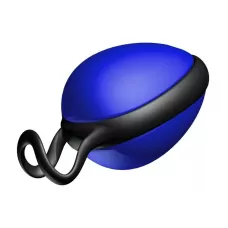 Синий вагинальный шарик со смещенным центром тяжести Joyballs Secret синий 