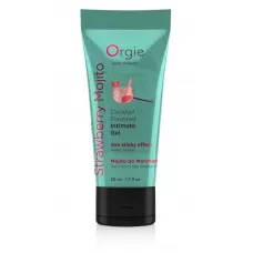 Съедобный интимный гель Orgie Lube Tube Cocktail Strawberry Mojito - 50 мл  