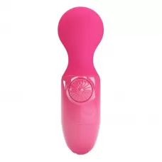 Розовый мини-вибратор с шаровидной головкой Mini Stick розовый 