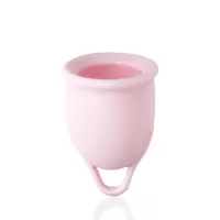 Розовая менструальная чаша Aura M розовый 