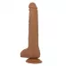 Темно-бежевый фаллоимитатор-гигант на присоске Dick - 28 см карамель (темно-бежевый 