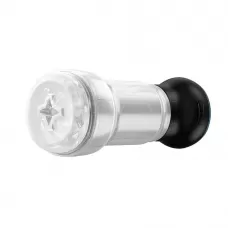 Набор PowerBlow   Feel Pocket Stroker Crystal: мастурбатор и интерактивная насадка серый 