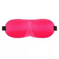 Розовая глухая маска на резинке розовый 