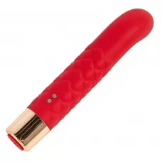 Красный вибратор для G-точки - 14,5 см красный Красный вибратор для G-точки - 14,5 см красный