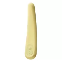 Желтый вибратор iroha Fit Mikazuki - 17,7 см желтый 