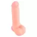 Фаллоимитатор Medical Silicone Dildo - 20 см телесный 