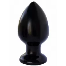 Чёрная анальная пробка MAGNUM 9 - 13 см черный 