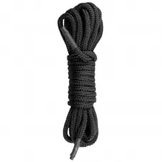 Черная веревка для бондажа Easytoys Bondage Rope - 5 м черный 