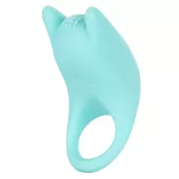 Нежно-голубое перезаряжаемое эрекционное кольцо Silicone Rechargeable Dual Exciter Enhancer нежно-голубой 