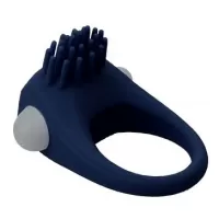 Синее эрекционное виброкольцо STIMU RING синий 