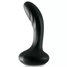 Черный массажер простаты Ultimate Silicone P-Spot Massager - 13,9 см черный 