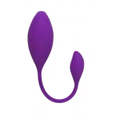 Фиолетовый вакуумный стимулятор клитора Ginny с виброяйцом фиолетовый 