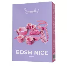 Набор для ролевых игр BDSM Nice розовый 