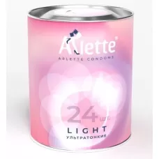 Ультратонкие презервативы Arlette Light - 24 шт  