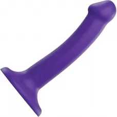 Фиолетовый фаллоимитатор-насадка Strap-On-Me Dildo Dual Density size S - 17 см фиолетовый 