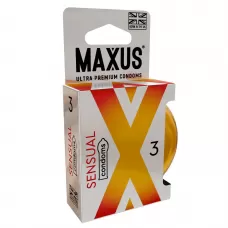 Презервативы анатомической формы Maxus Sensual - 3 шт  