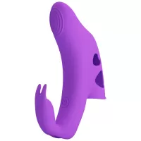 Фиолетовый вибратор на палец Yenna фиолетовый 