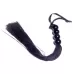 Черная силиконовая плеть - 37 см черный 