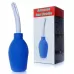 Интимный душ-спринцовка синий с белым 
