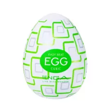 Мастурбатор-яйцо Tenga Egg Cubic белый 