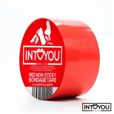 Красный скотч для фиксации Non-Sticky Bondage Tape - 15 м красный 