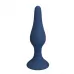 Синяя анальная пробка Slim Anal Plug S - 10,3 см синий 