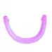 Двухголовый фиолетовый фаллоимитатор - 44,5 см фиолетовый 