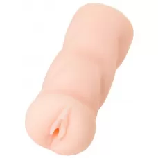 Телесный мастурбатор-вагина из реалистичного на ощупь материала телесный 