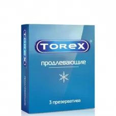 Презервативы Torex  Продлевающие  с пролонгирующим эффектом - 3 шт  