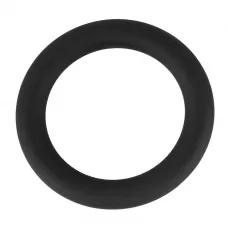 Черное эрекционное кольцо на пенис и мошонку черный 